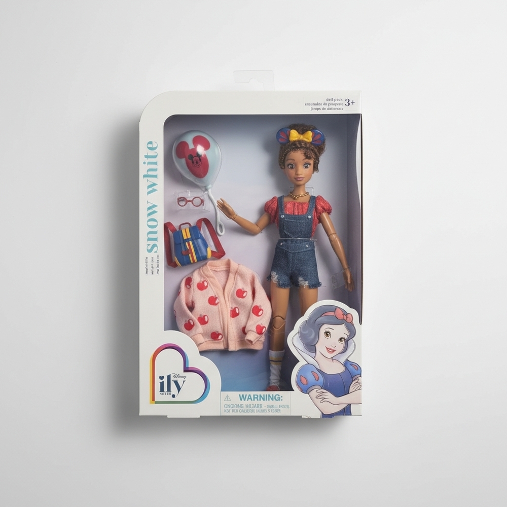 Disney ily 4EVER Snow White Doll with Pink Cherry Jacket and Denim Outfit